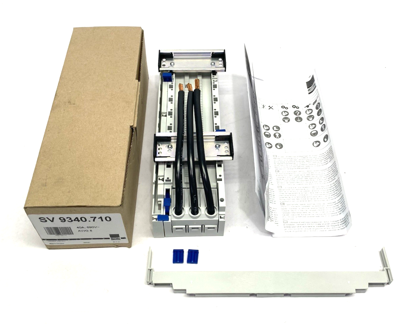 Rittal SV 9340.710 Busbar OM Adapter w/ Connection Cables 9340710 - Maverick Industrial Sales