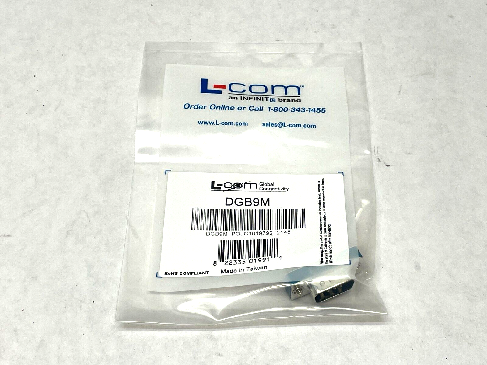 DGB9M | L-Com D-Sub Adapter - New - Maverick Industrial Sales