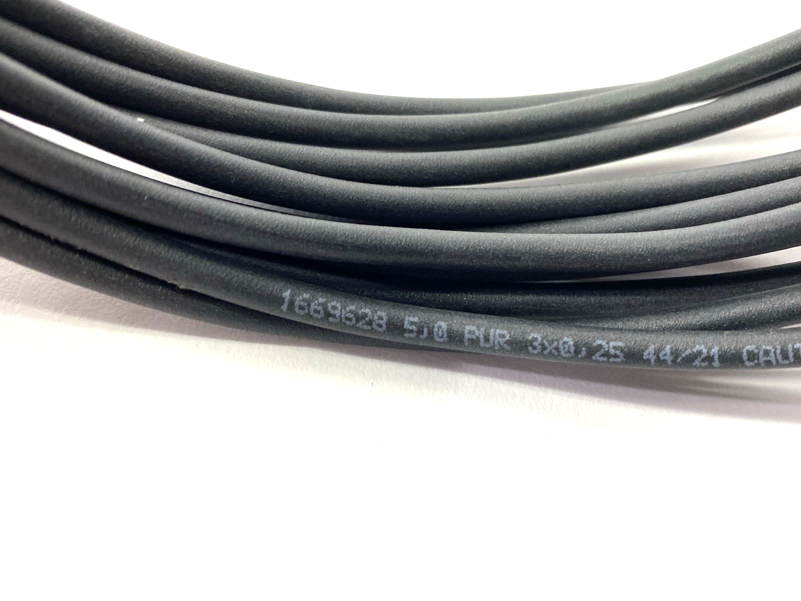 Phoenix Contact SAC-3P-5,0-PUR/M 8FS Double-Ended Cordset M8 1669628 CUT LEADS - Used - Maverick Industrial Sales
