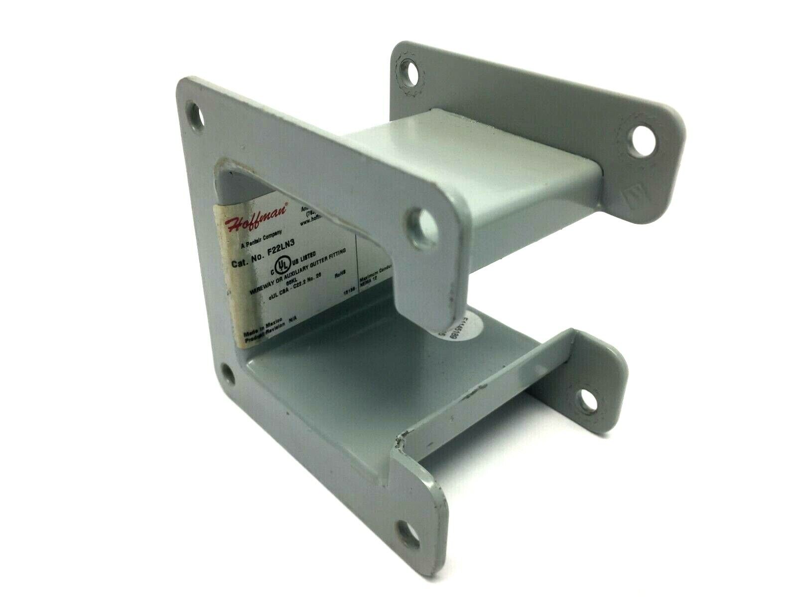 Hoffman F22LN3 Lay-in Hinged Cover Nipple 2.5x2.5x3 Gray Steel - Used - Maverick Industrial Sales