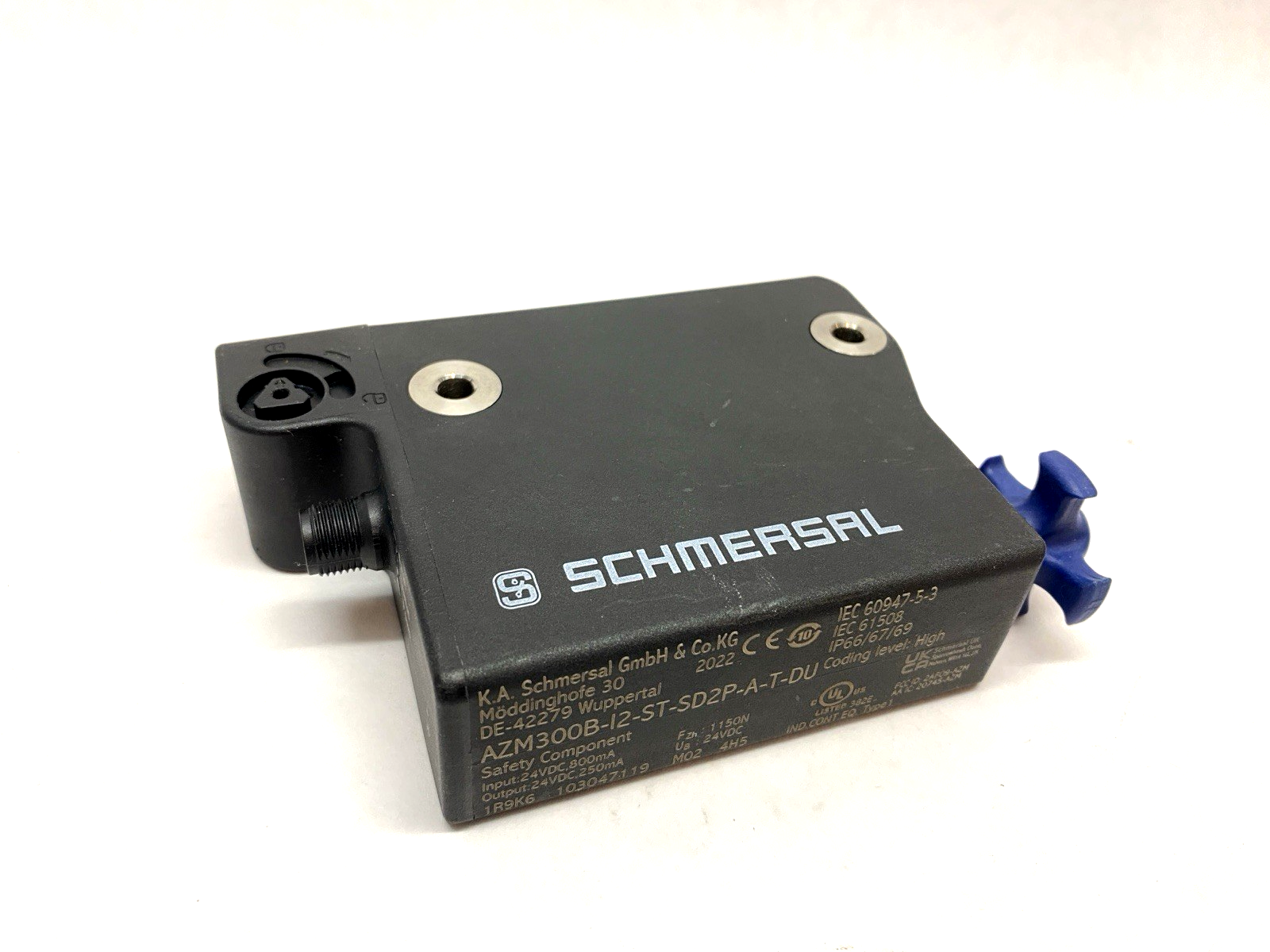 Schmersal AZM300B-I2-ST-SD2P-A-T-DU Solenoid Interlock 24V AS-i Safety Interface - Maverick Industrial Sales