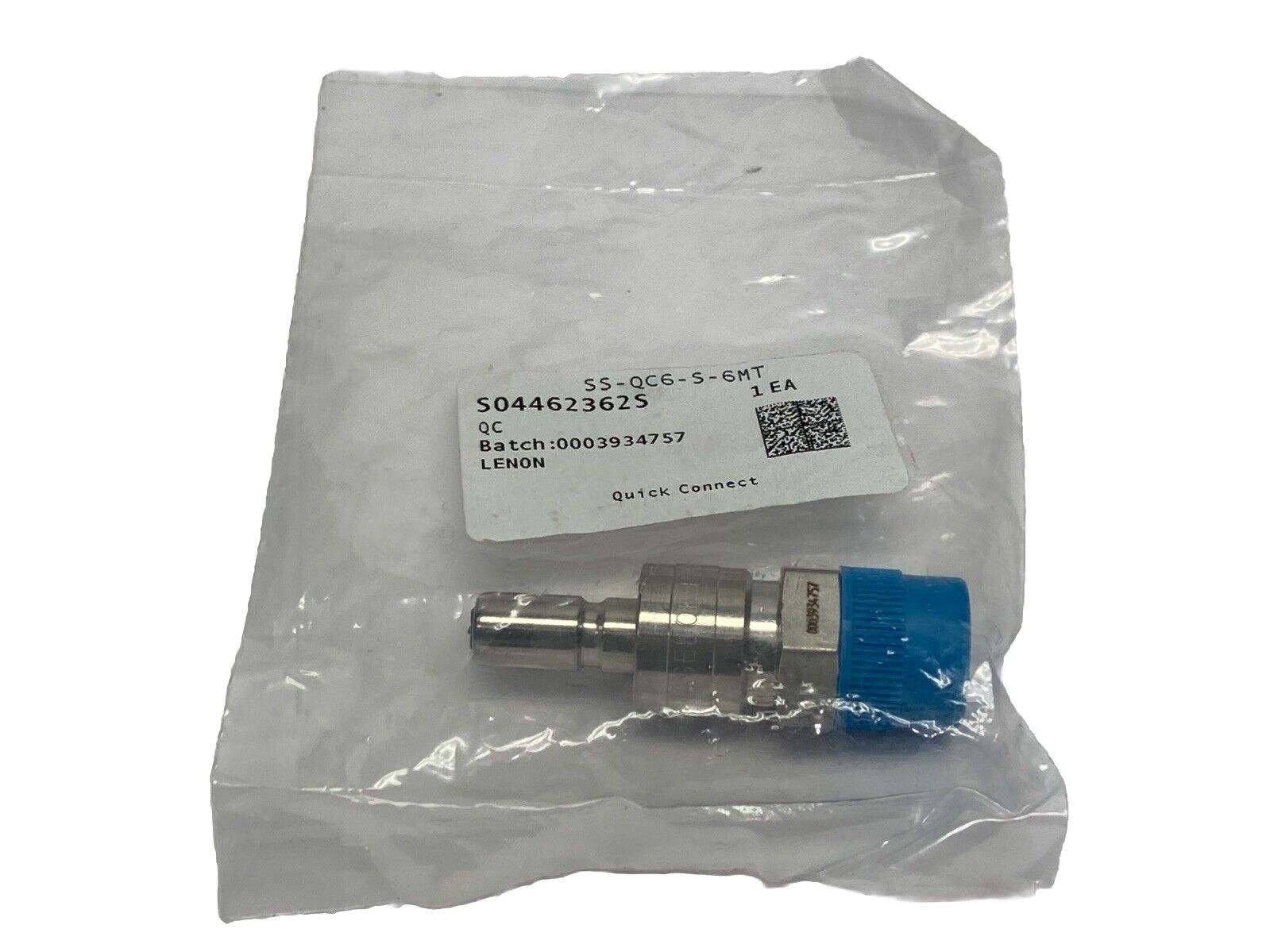 Swagelok SS-QC6-S-6MT Quick Connect Stem Without Valve 3/8" Tube - New - Maverick Industrial Sales