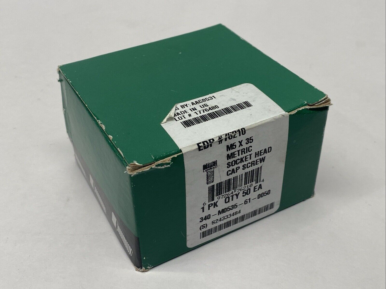 Decorah 340-M0535-61-0050 Metric Socket Head Cap Screw M5 x 35mm BOX OF 50 - Maverick Industrial Sales