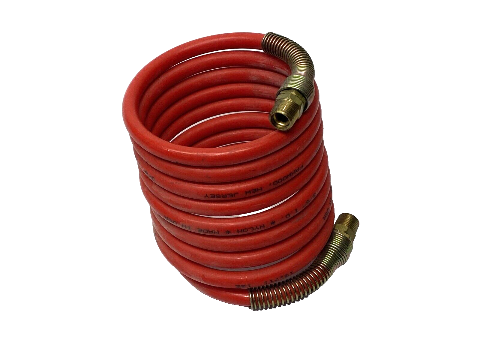 Nycoil 131711 Red Nylon Tubing 3/8" OD 3/8" FNPT 12' Coil Length - New – Open box - Maverick Industrial Sales