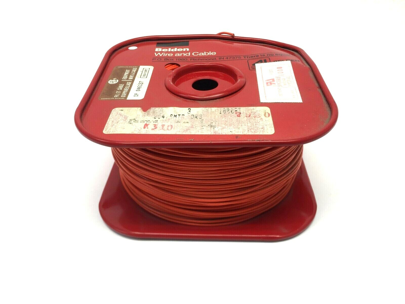 Belden 99180031000 Hook-up Wire 18AWG 1C PVC 1000ft Spool Orange - New - Maverick Industrial Sales