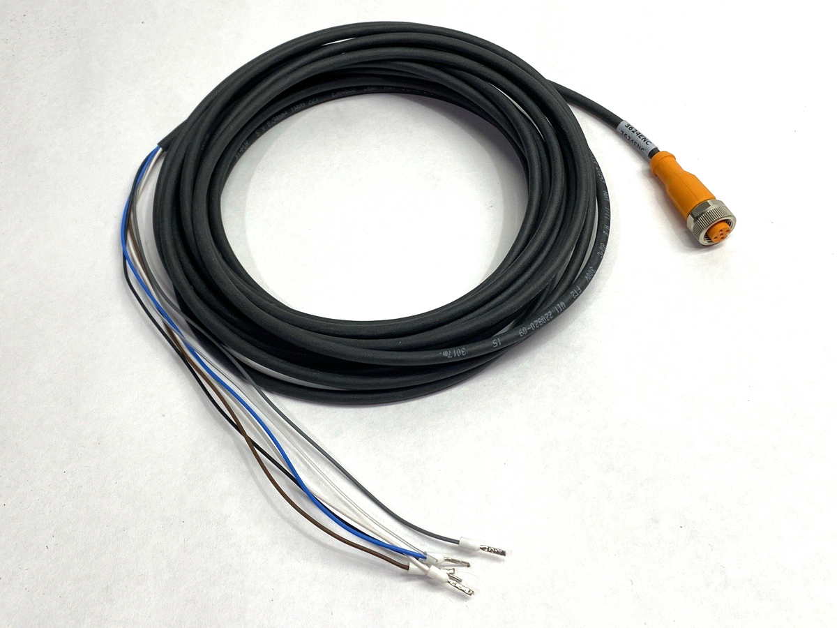 ifm VDOGH050MSS0007H05STGH050MSS Single-End Connector Cordset EVC362 CUT TO 20' - Maverick Industrial Sales
