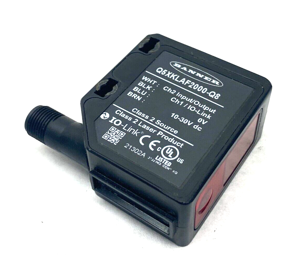 Banner Q5XKLAF2000-Q8 High Power Adjustable Field Photoelectric Sensor 803693 - Maverick Industrial Sales