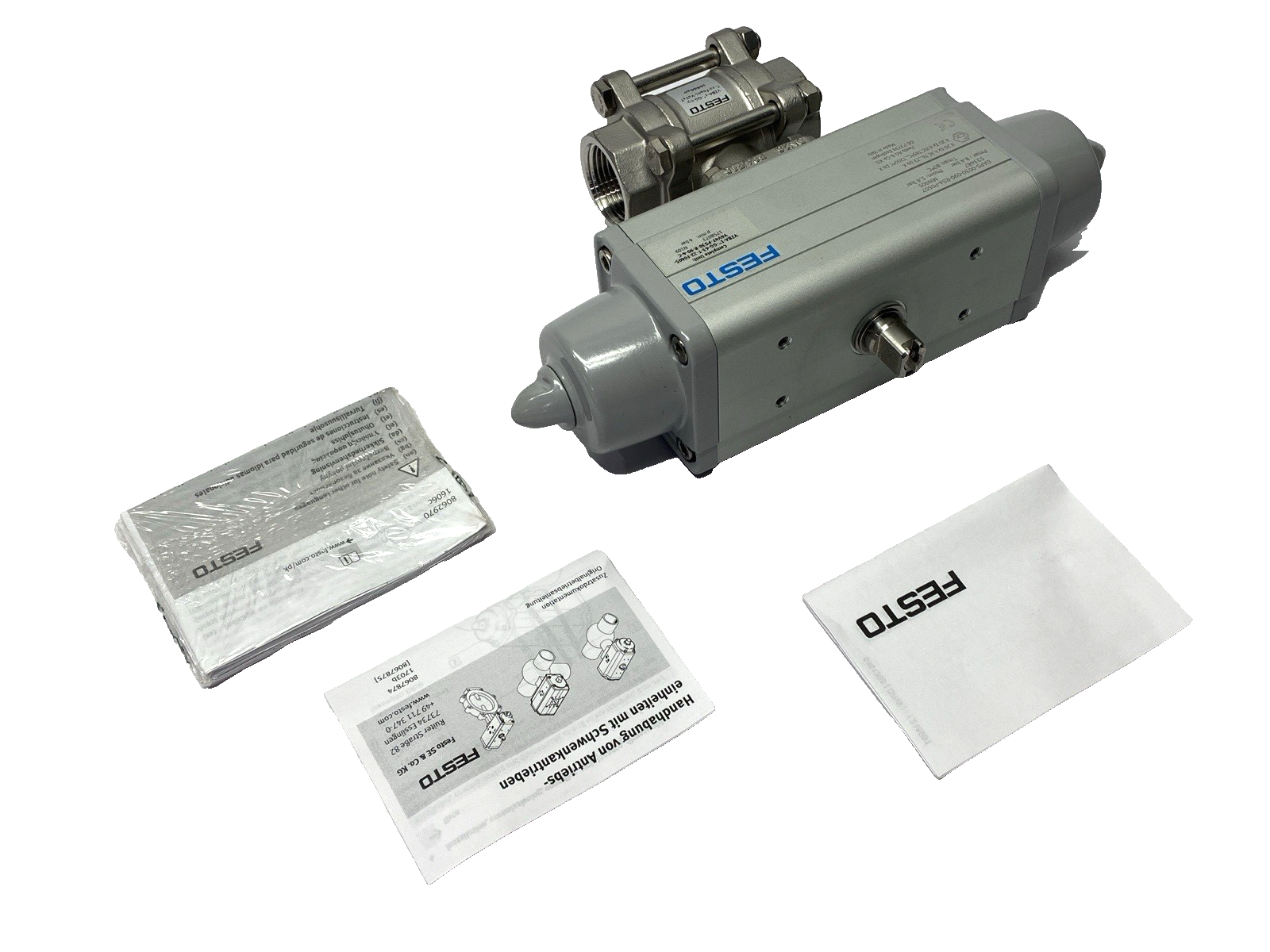 Festo VZBA-1"-GG-63-T-22-F0405-V4V4T-PS30-R-90-4-C Ball Valve Actuator 1758073 - Maverick Industrial Sales