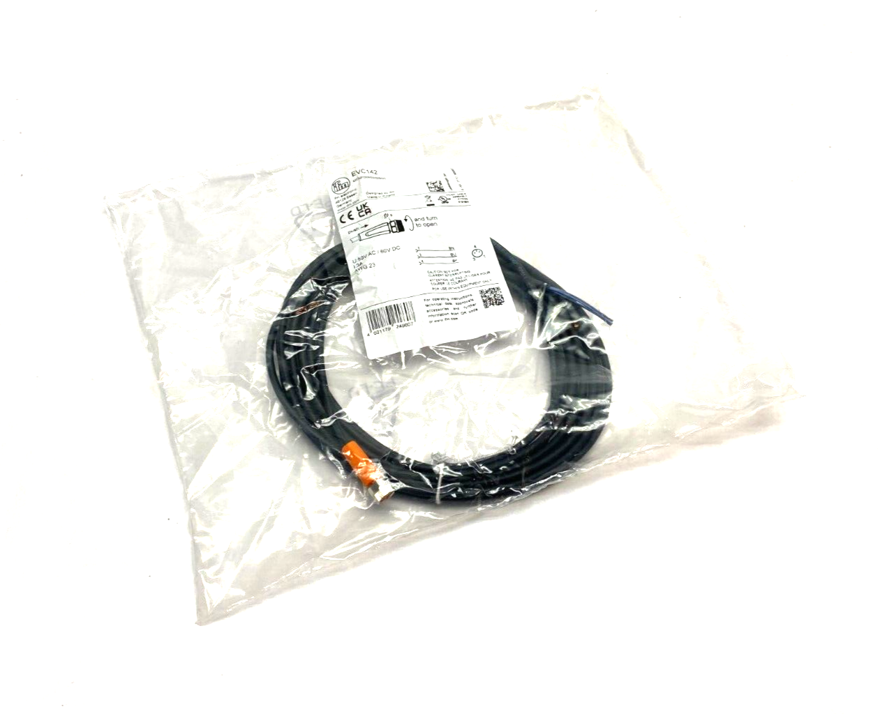 Ifm EVC142 Single Ended Female M8 to Pigtail Cordset ADOGF030MSS0005H03 - Maverick Industrial Sales