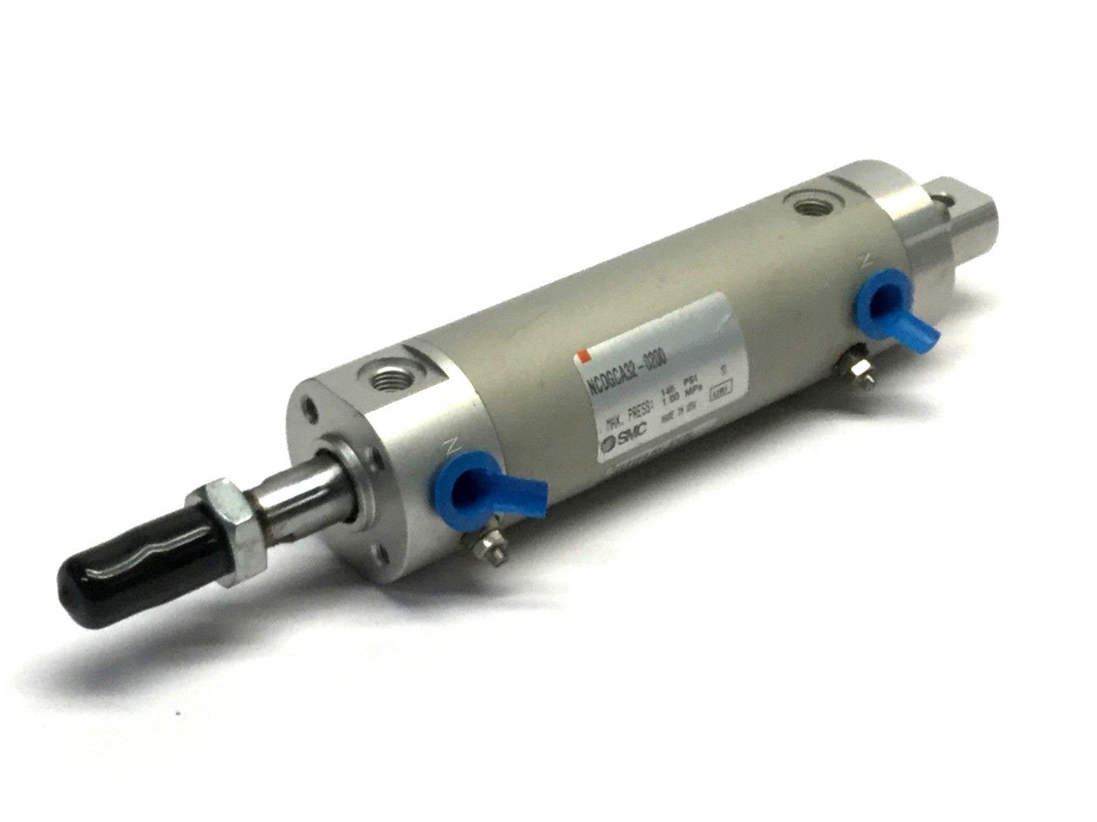 SMC NCDGCA32-0200 Pneumatic Cylinder 1-1/4" Bore 2" Stroke - Maverick Industrial Sales