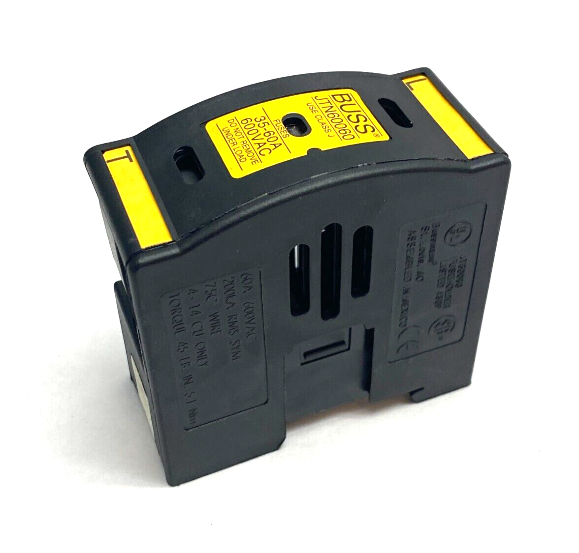 Eaton Bussman JTN60060 Fuse Holder 35-60A 600VAC - Used - Maverick Industrial Sales