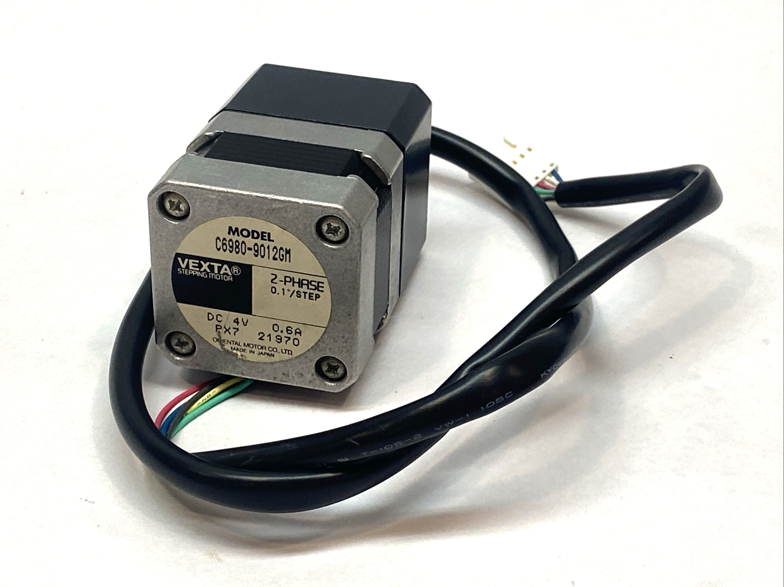 C6980-9012GM | Oriental Motor Vexta 2-Phase Stepping Motor 4V 0.6A- Used - Maverick Industrial Sales