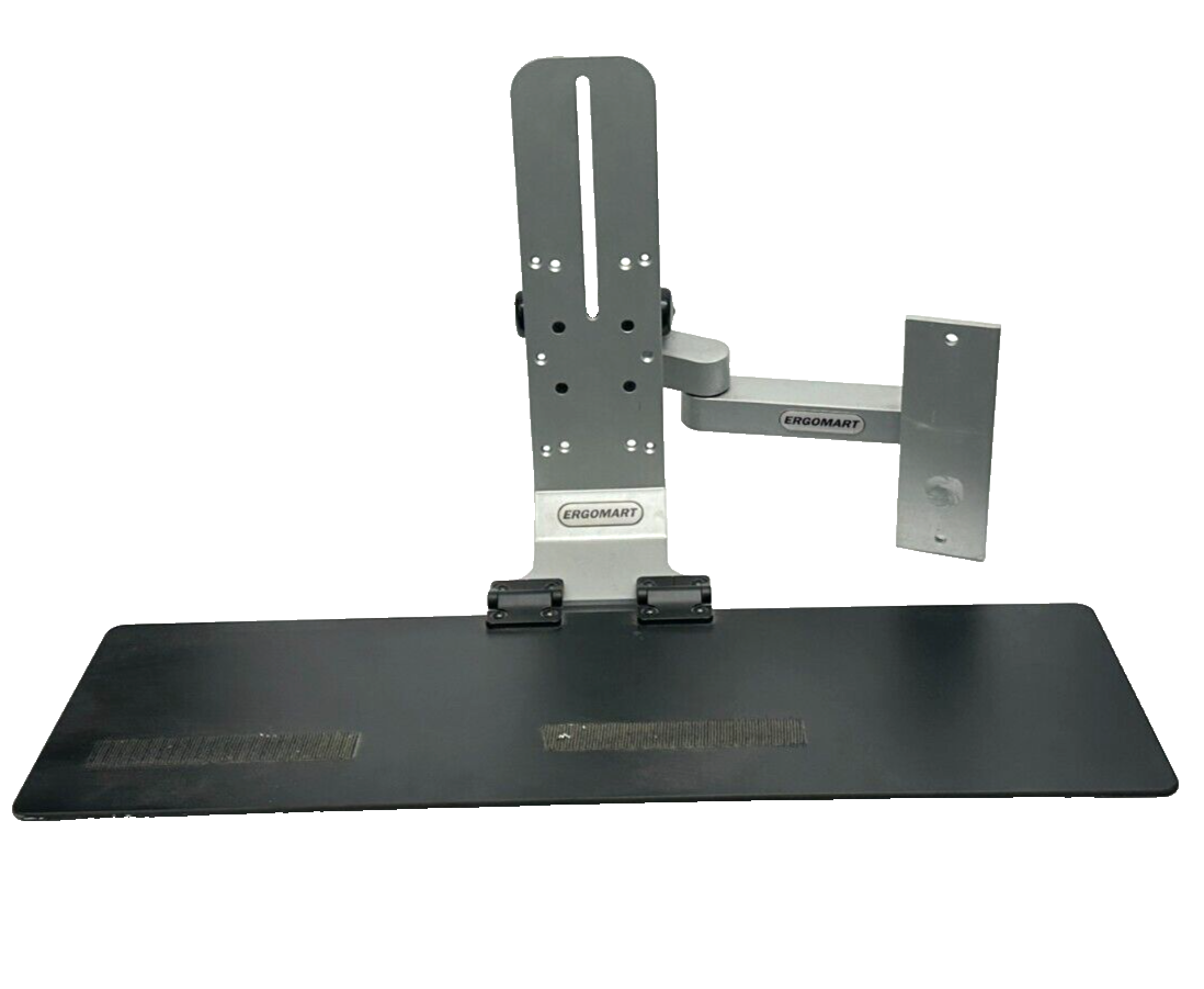 TRS91HD | ErgoMart HeavyDuty Wall Mount Monitor Keyboard HD Spring Tilter 26" Tray - Used - Maverick Industrial Sales