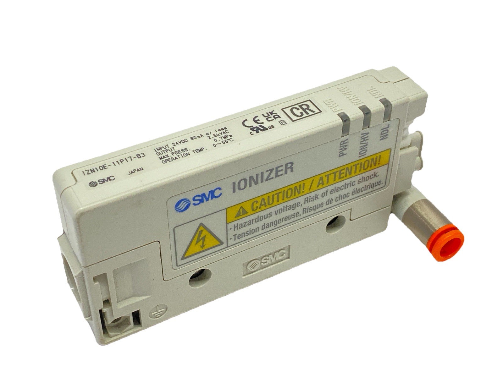 IZN10E-11P17-B3 | SMC Ionizer Nozzle Type - Used - Maverick Industrial Sales