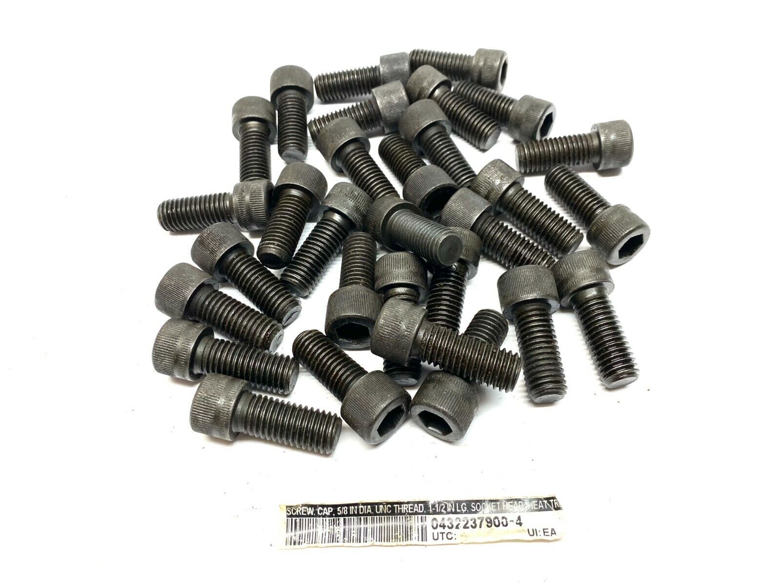 Socket Hex Cap Screw Alloy Steel 5/8" x 1-1/2" Length LOT OF 30 - New - Maverick Industrial Sales