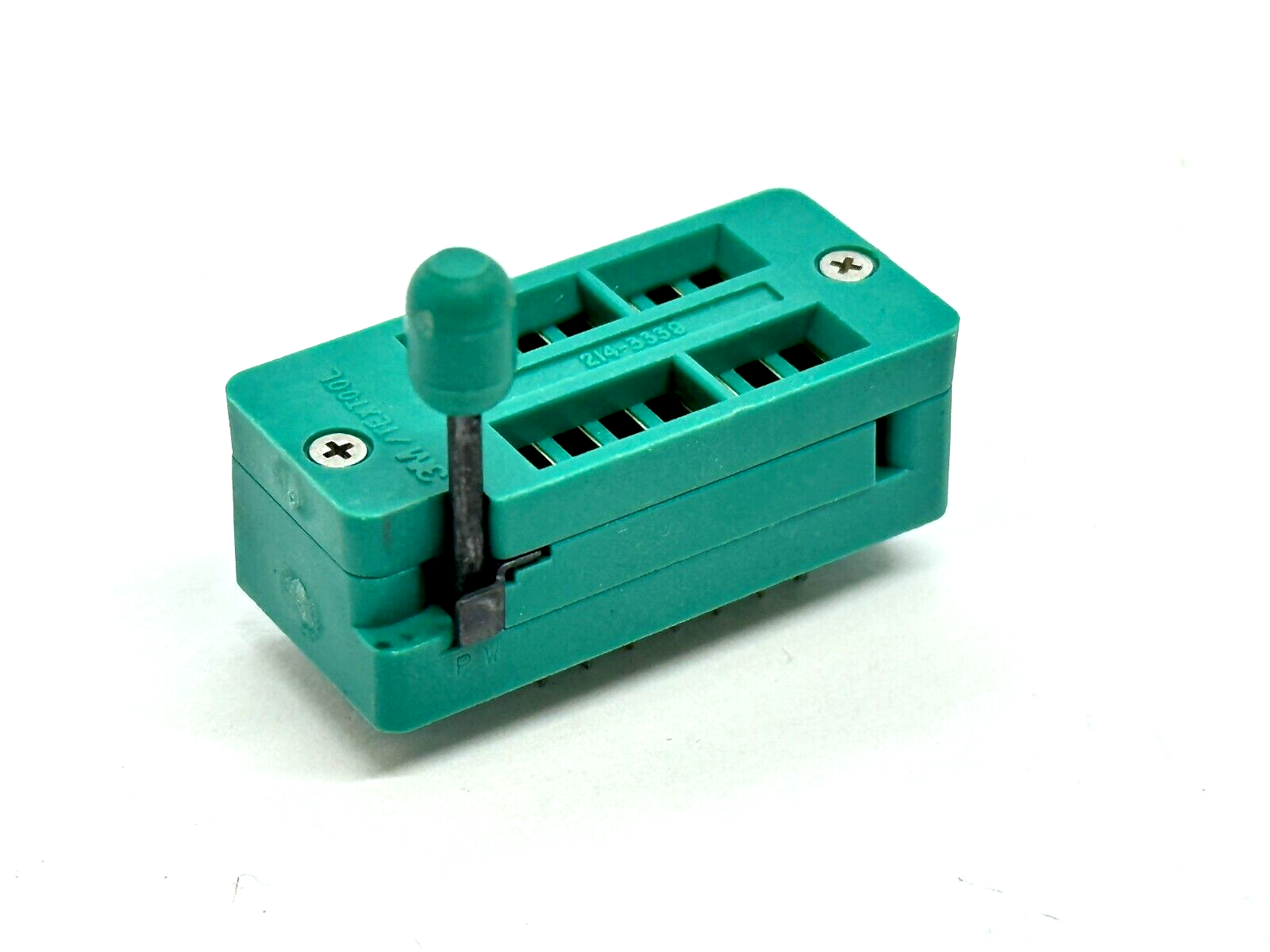 214-3339-00-0602J | 3M Textool DIP Socket ZIF 14POS GOLD 7.62mm Spacing - Used - Maverick Industrial Sales