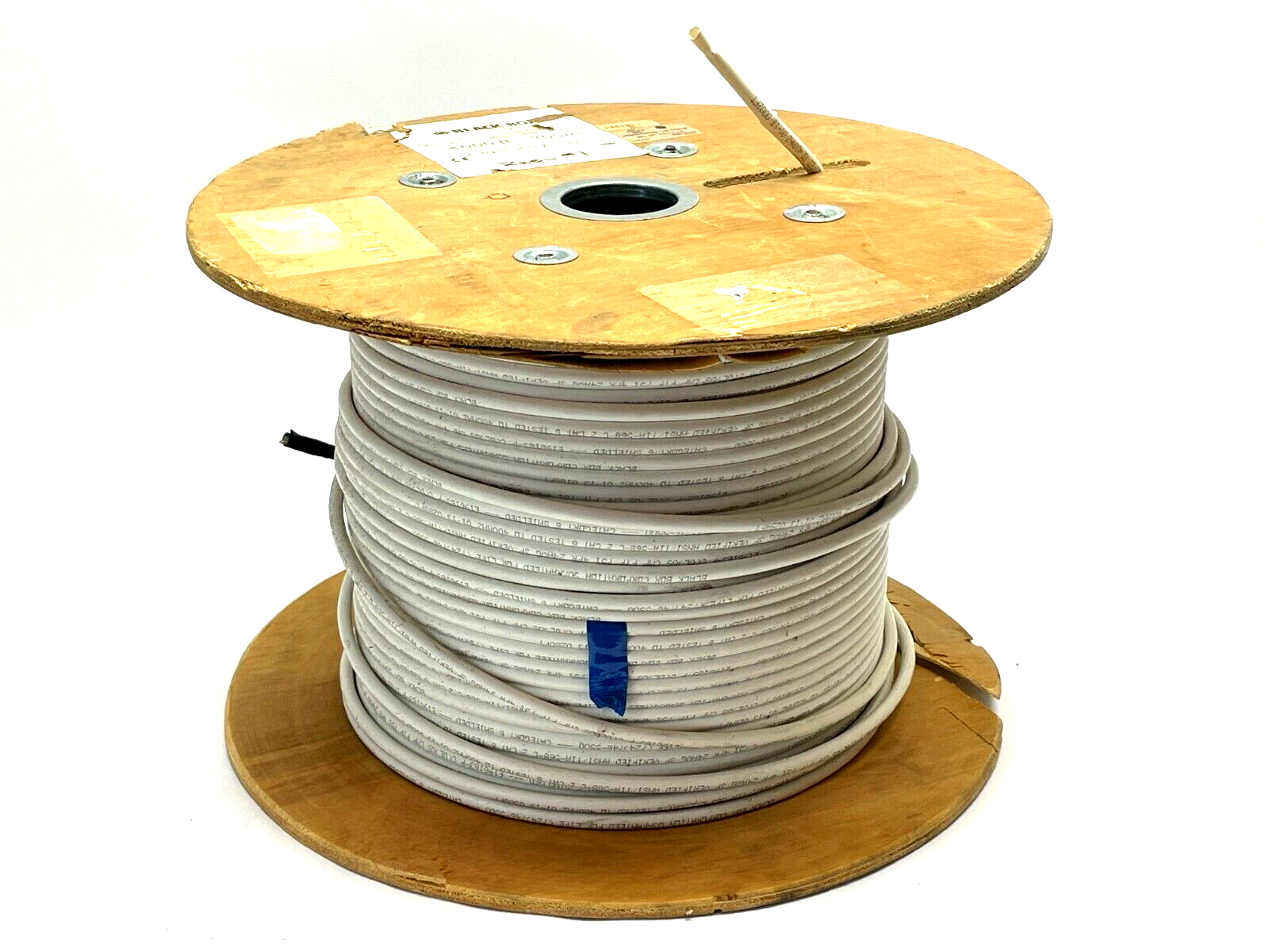 Black Box EVNSL0615A-1000 CAT6 400-MHz Solid Bulk Cable F/UTP CMP Plenum 316ft L - Open box - Maverick Industrial Sales