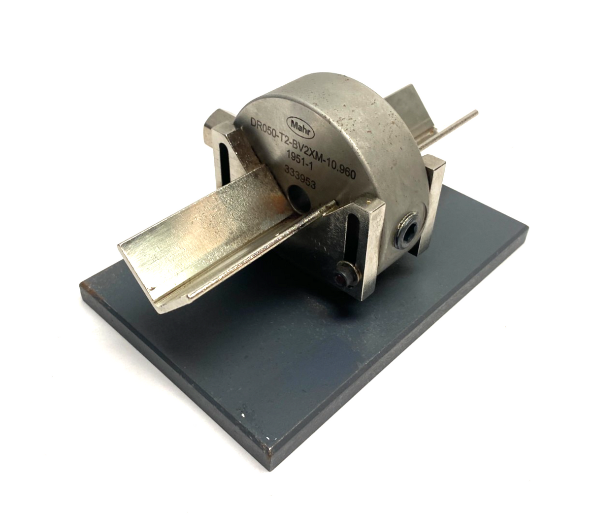 Mahr 333953 Dimensionair 2-Jet Air Ring Gauge DR050-T2-BV2XM-10.960 w Base Plate - Maverick Industrial Sales