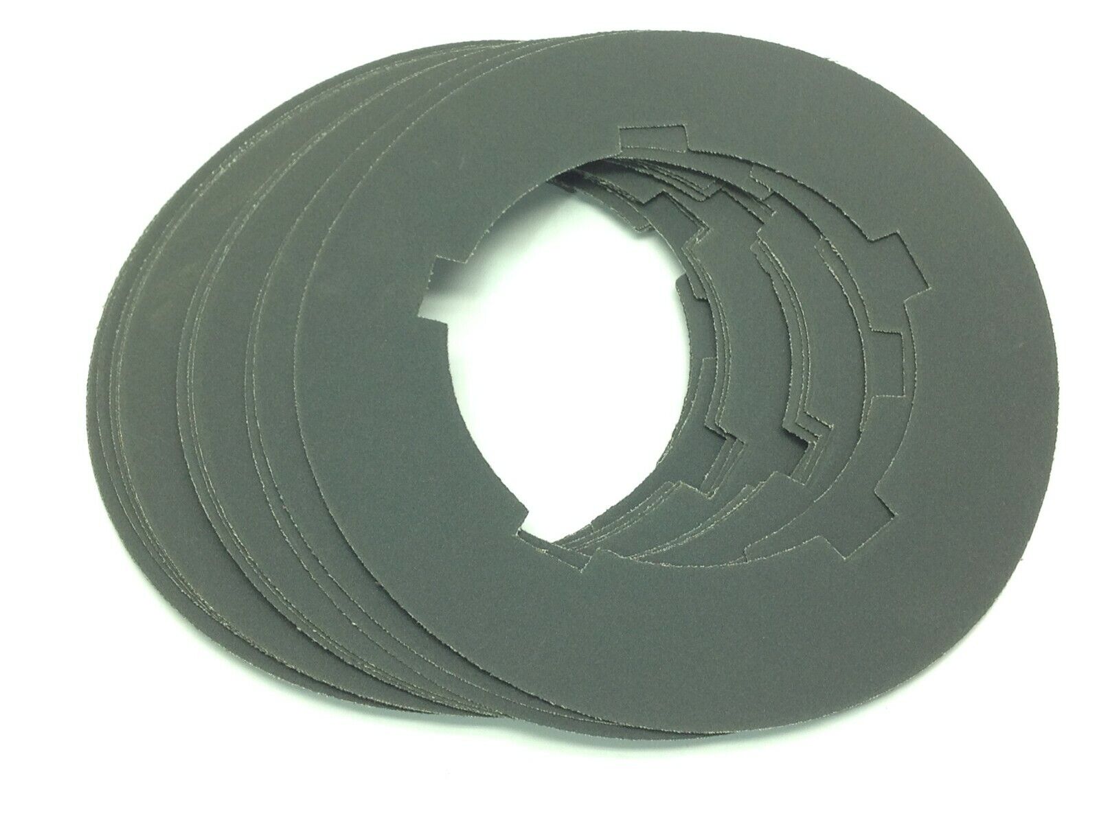 Sanding Disc 240 Grit 8-3/4” Dia 5-1/8” ID LOT OF 12 - New – Open box - Maverick Industrial Sales