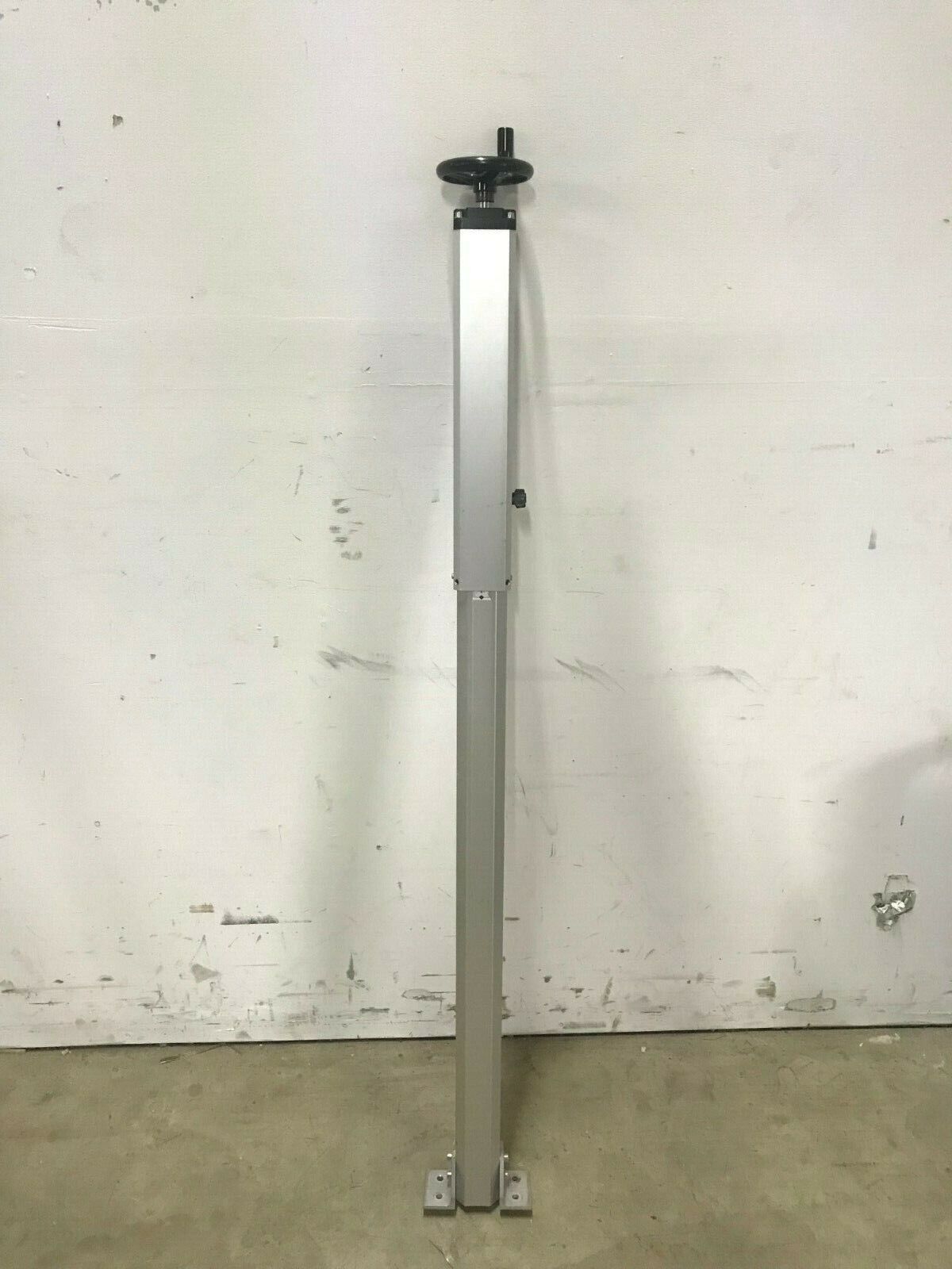 Enercon Aluminum Adjustable Height Conveyor Leg Stand Base Mount 60-68" Inch - Maverick Industrial Sales