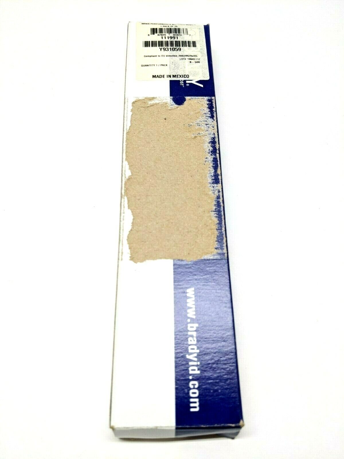 Brady WM-25-PK Vinyl Cloth Wire Marker LOT OF 16 Sheets - New – Open box - Maverick Industrial Sales