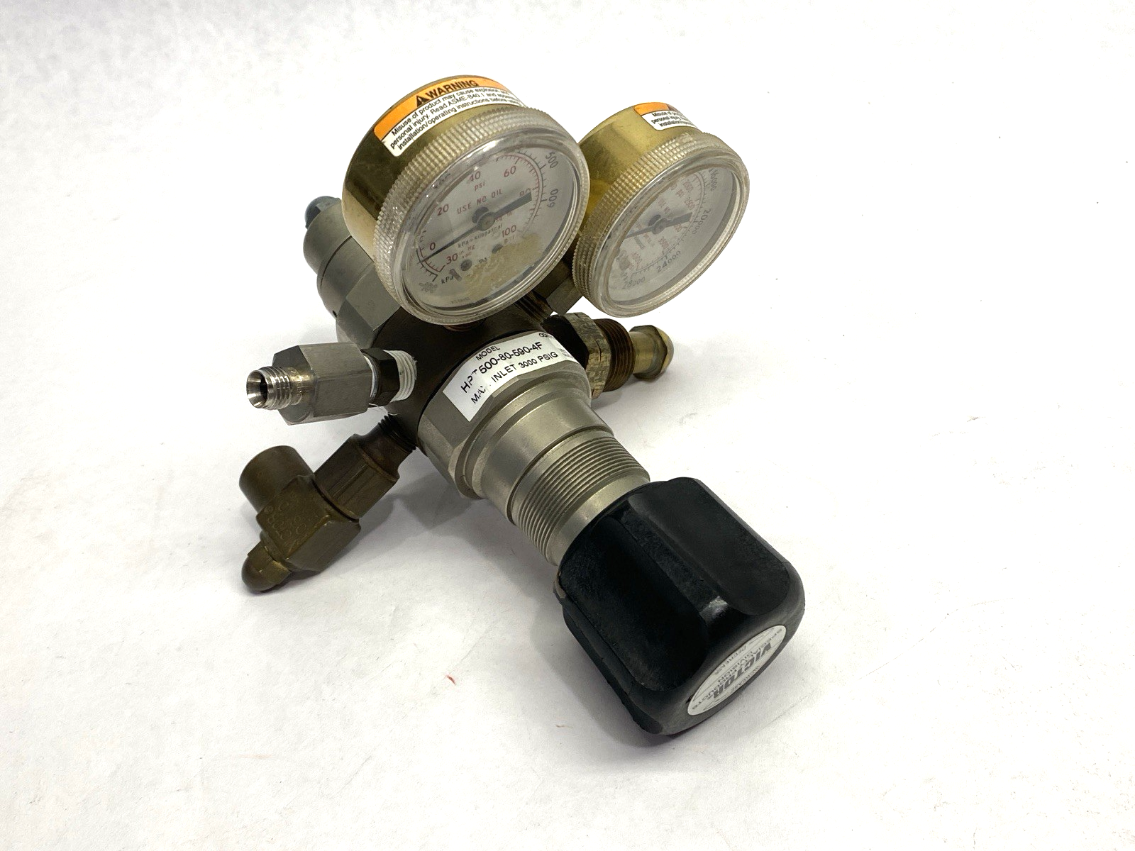 HPT500-80-590-4F | Victor Compressed Gas Regulator 1/4" NPT - Used - Maverick Industrial Sales