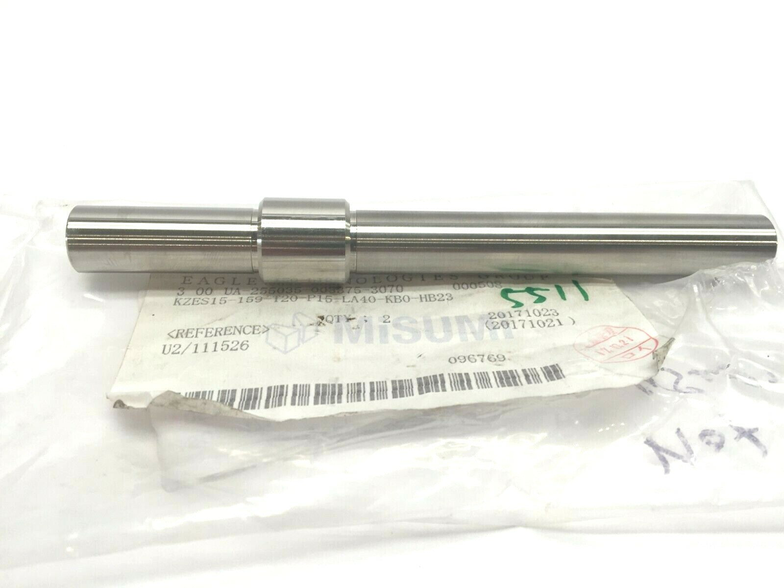 Misumi KZES15-153-T20-P15-LA40-KB0-HB23 Drive Shaft Flanged - New – Open box - Maverick Industrial Sales
