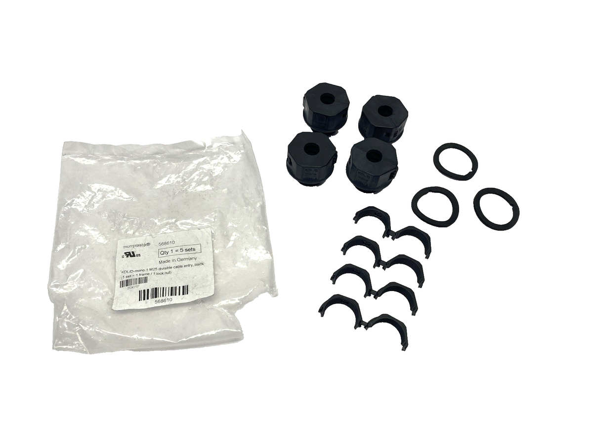 Murrplastik 568610 KDL/D-Mono Series Cable Entry System Frame M25 x 1.5mm 4-PACK - Maverick Industrial Sales