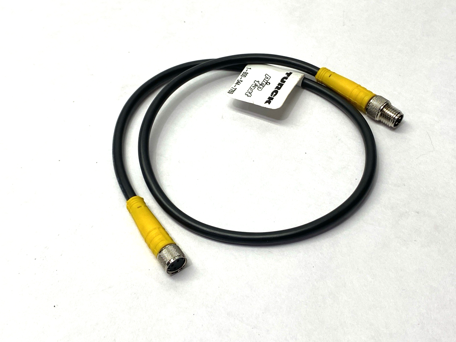 Turck PKG 3M-0.5-PSG 3M/S90 PicoFast Double-Ended M/F M8 3-Pin Cordset U2516-48 - New – Open box - Maverick Industrial Sales
