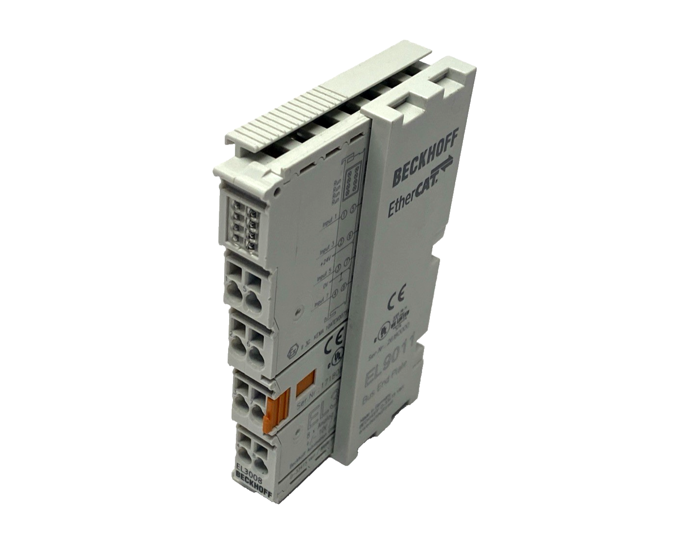 Beckhoff EL3008 EtherCAT Terminal, 8-Channel Analog Input Module - Maverick Industrial Sales