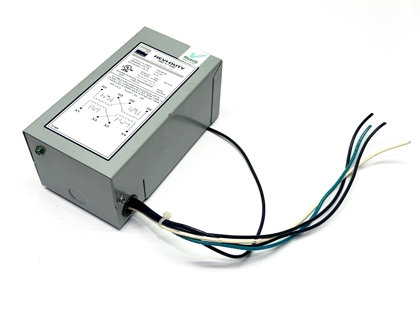 Sola Hevi-Duty HS20B150 General Purpose Transformer Type HS 120/240V - 16/32V - Maverick Industrial Sales