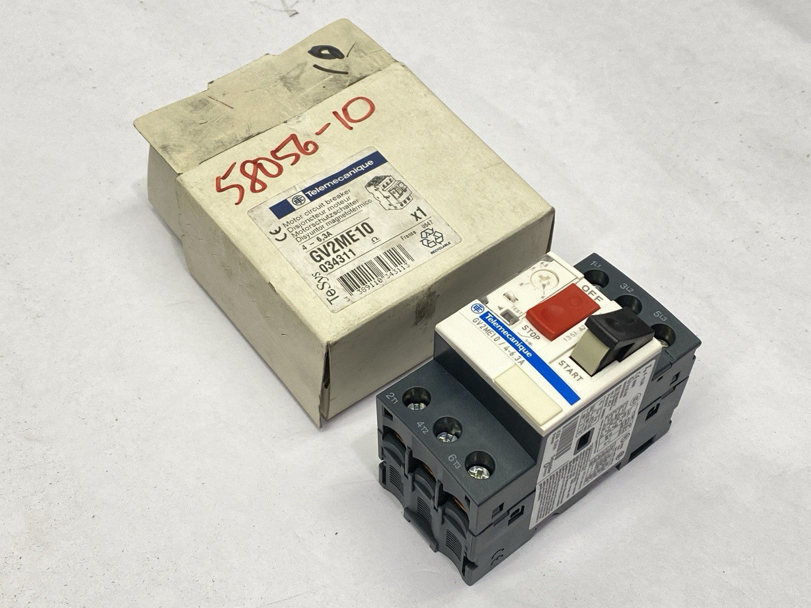 Schneider Electric GV2ME10 Telemecanique Motor Circuit Breaker 4-6.3A - Maverick Industrial Sales