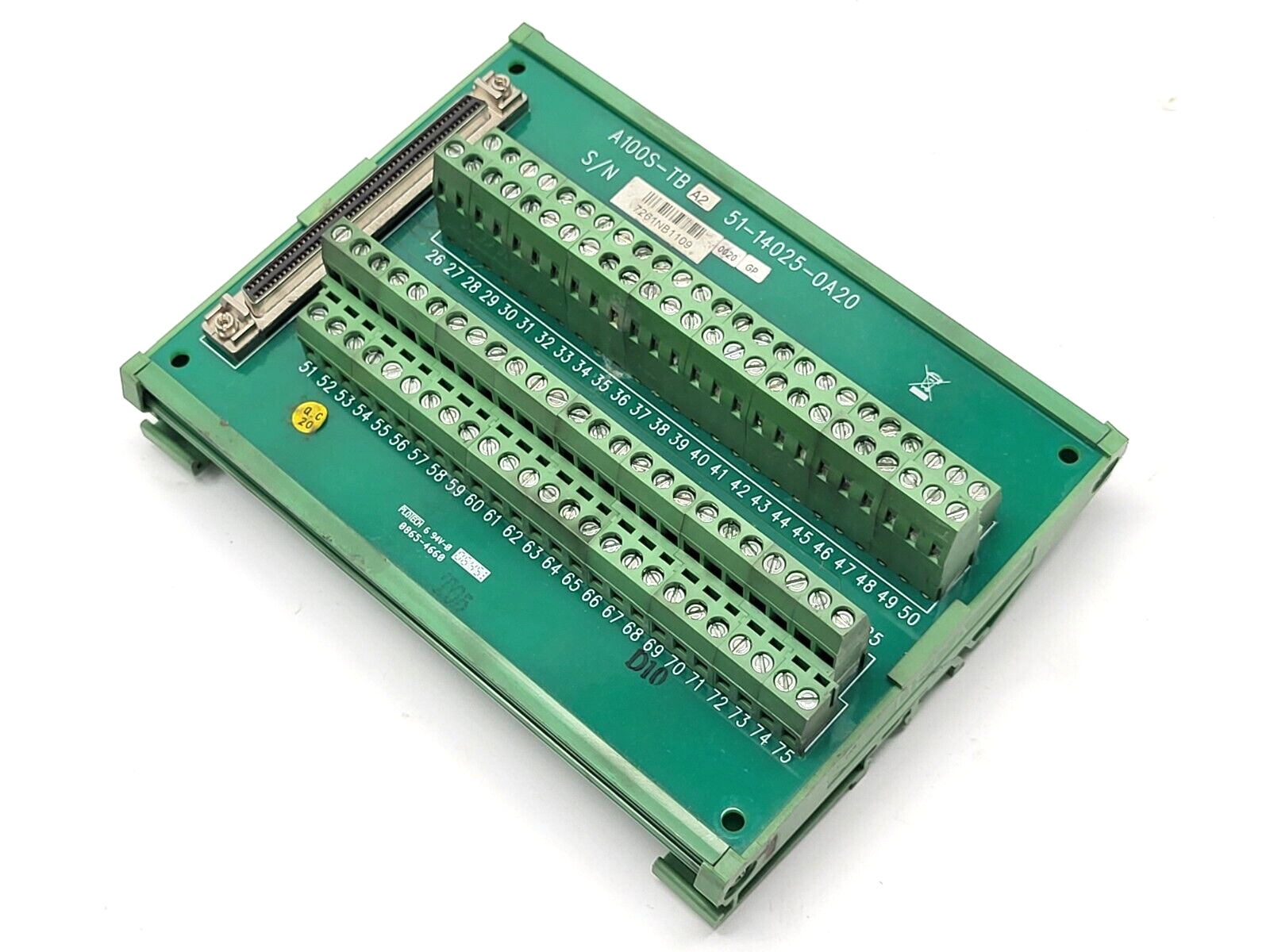 A100S-TB,A100S-TB 51-14025-0A20 | Plotech A100S-TB Wiring Terminal Board 51-14025-0A20 - Used - Maverick Industrial Sales