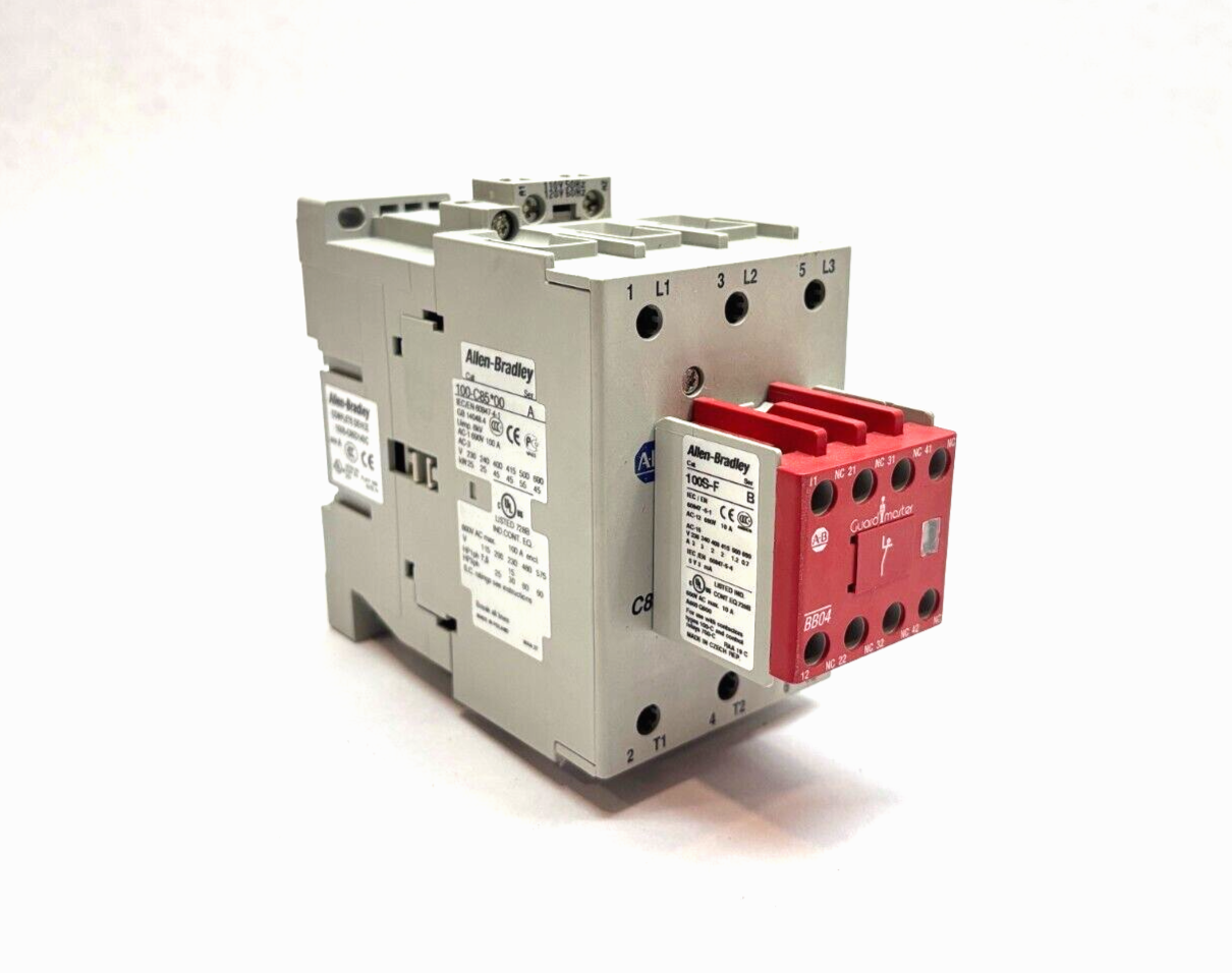 Allen Bradley 100S-C85D14BC Safety Contactor, 110/120V Coil - Maverick Industrial Sales