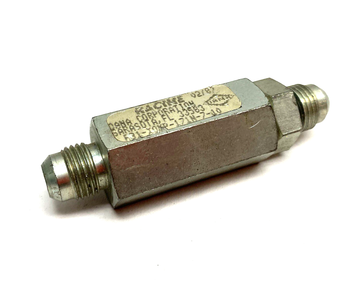 Racine FB1-X0KP-171N-10 In-Line Check Valve, Dana Corp. - Maverick Industrial Sales