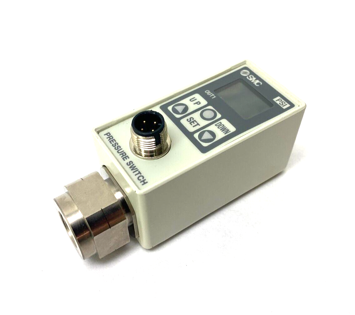 SMC ISE70-N02-65-P Digital Pressure Switch 0~150psi 24~24VDC - Maverick Industrial Sales