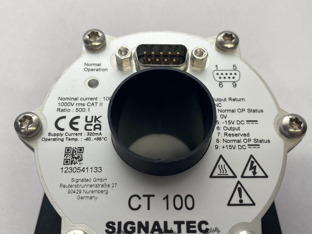 CT 100 | Signaltec High-Precision Current Transducer 500:1 1000V Rms CAT II 100A - New – Open box - Maverick Industrial Sales