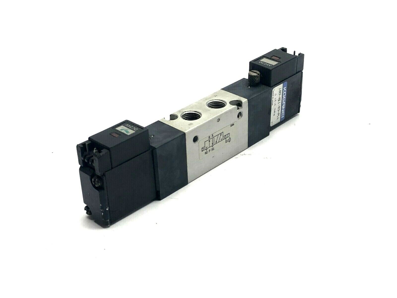 Koganei 180-4E1-83-PLL Double Solenoid Valve 0.15~0.7MPa - Used - Maverick Industrial Sales