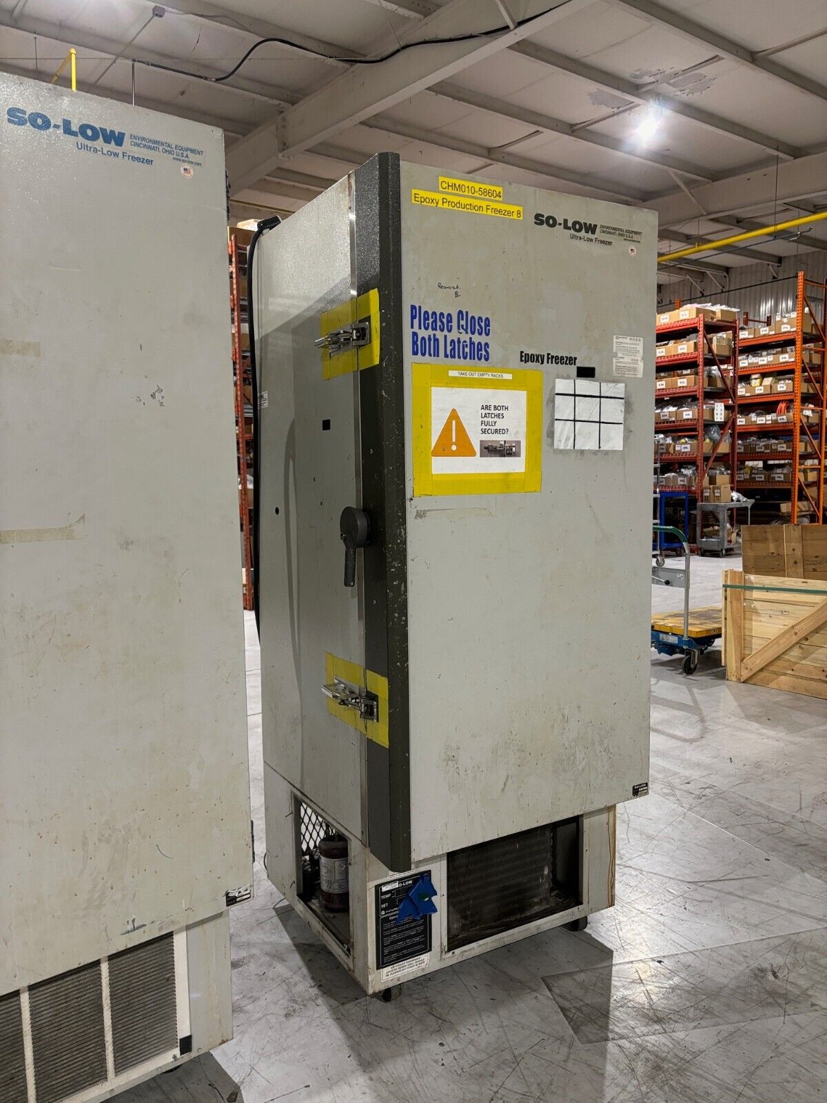 So-Low Ultra-Low Freezer, U85-13, -40C to -85C LOT OF 2, Parts/Repair - For parts or not working - Maverick Industrial Sales