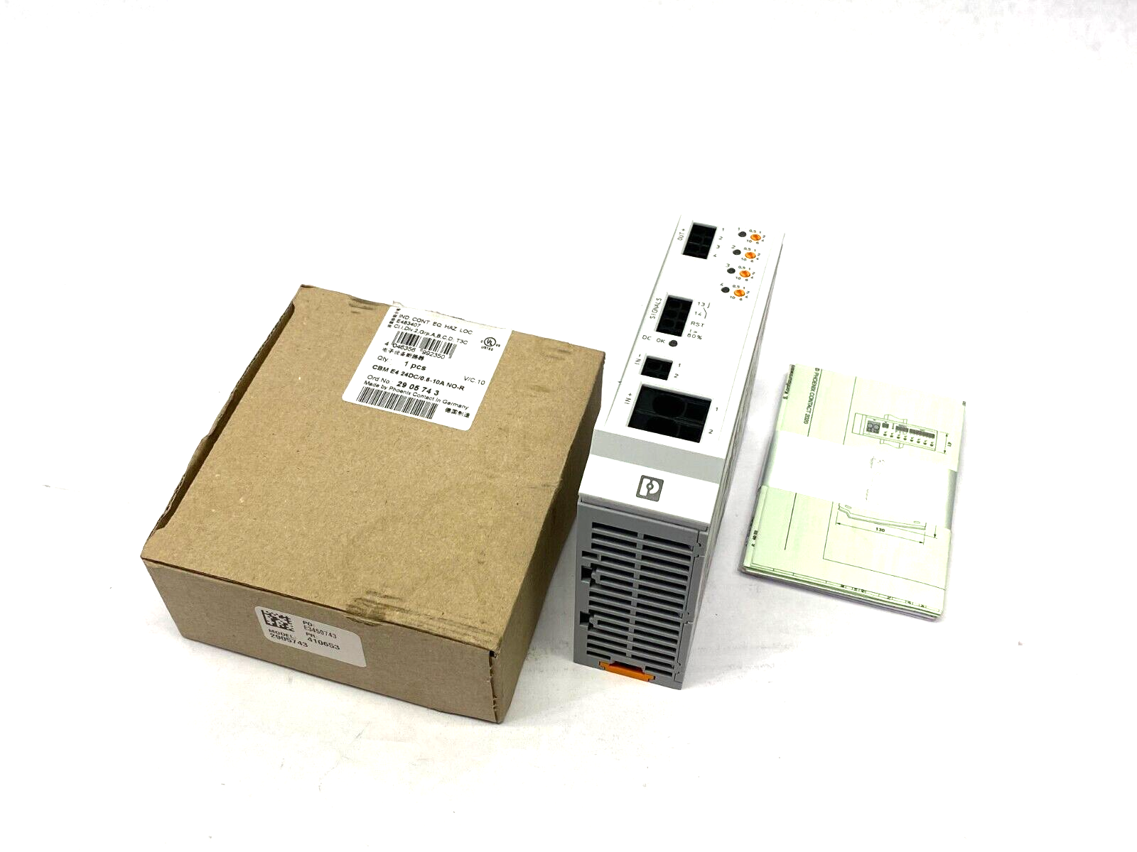 Phoenix Contact CBM E4 24DC/0.5-10A NO-R Electronic Circuit Breaker 2905743 - Maverick Industrial Sales