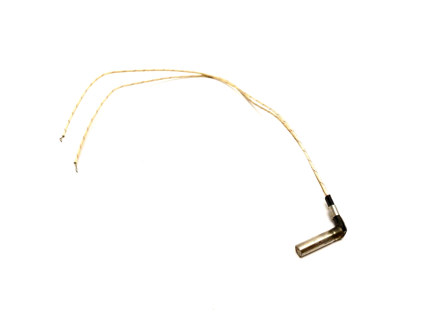 Epoch D1Z12FLS90 Cartridge Heater 1/4" x 1" Long 120V 80W 90 Deg. Clip 12" Leads - Maverick Industrial Sales