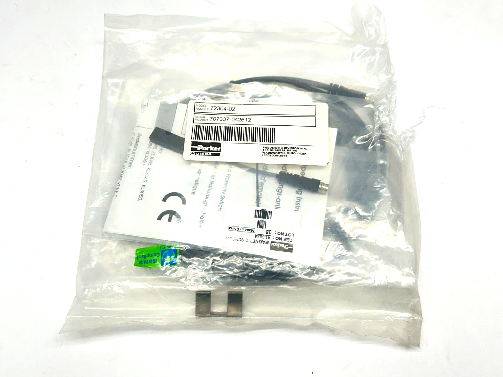 Parker 72304-02 Proximity Switch Kit - New – Open box - Maverick Industrial Sales