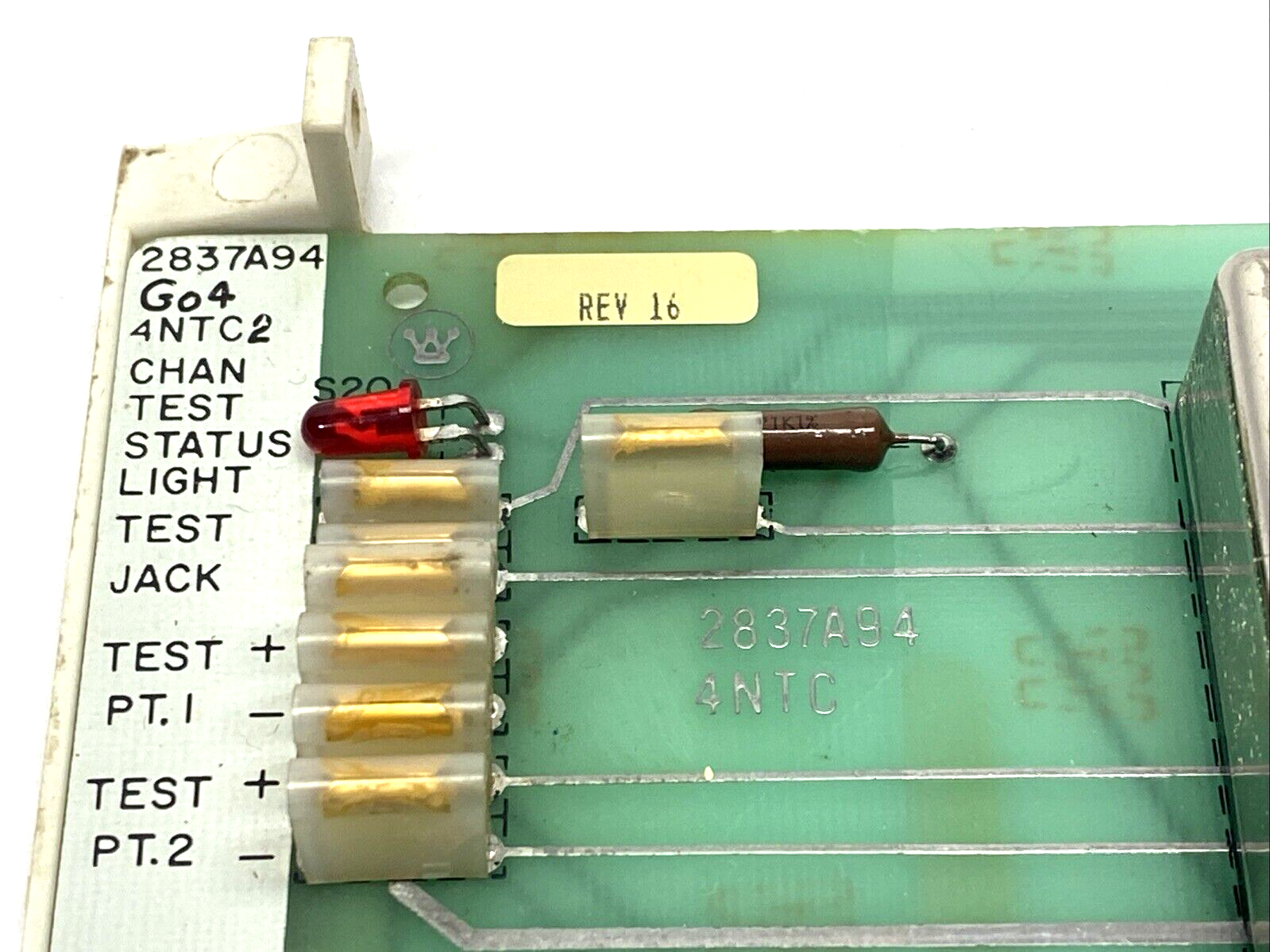 2837A94,2837A94G04,2837A94 G04 4NTC,2837A94G044NTC | Westinghouse 2837A94 G04 4NTC Circuit Board - For parts or not working - Maverick Industrial Sales