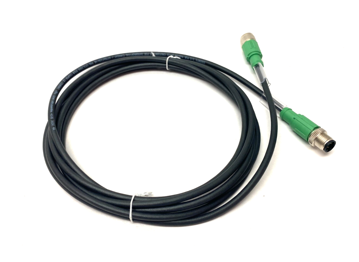 SAC-4P-M12MS/3,0-PUR/M12FS SH, 1500871 | Phoenix Contact SAC-4P-M12MS/3,0-PUR/M12FS SH Double Ended Cordset 1500871 - New – Open box - Maverick Industrial Sales