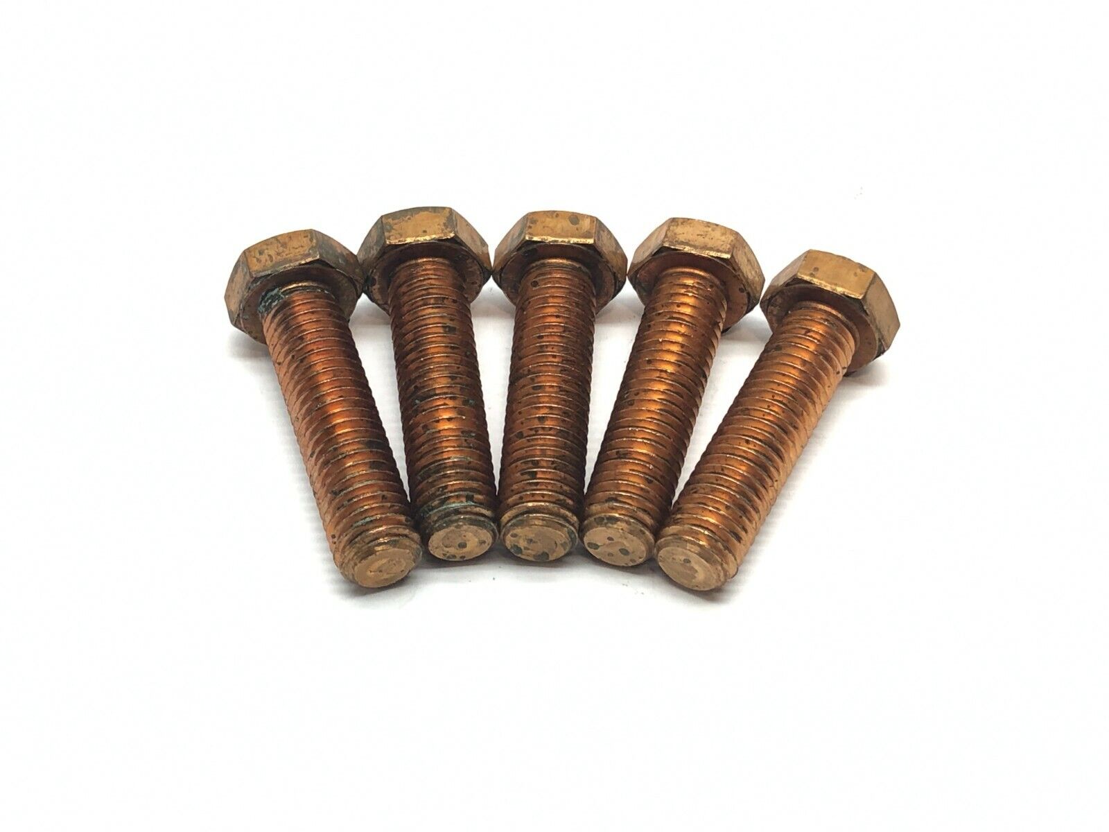 1/2-13 UNC x 2" Length Under Head Hex Head Cap Screw Silicone Bronze LOT OF 5 - Maverick Industrial Sales