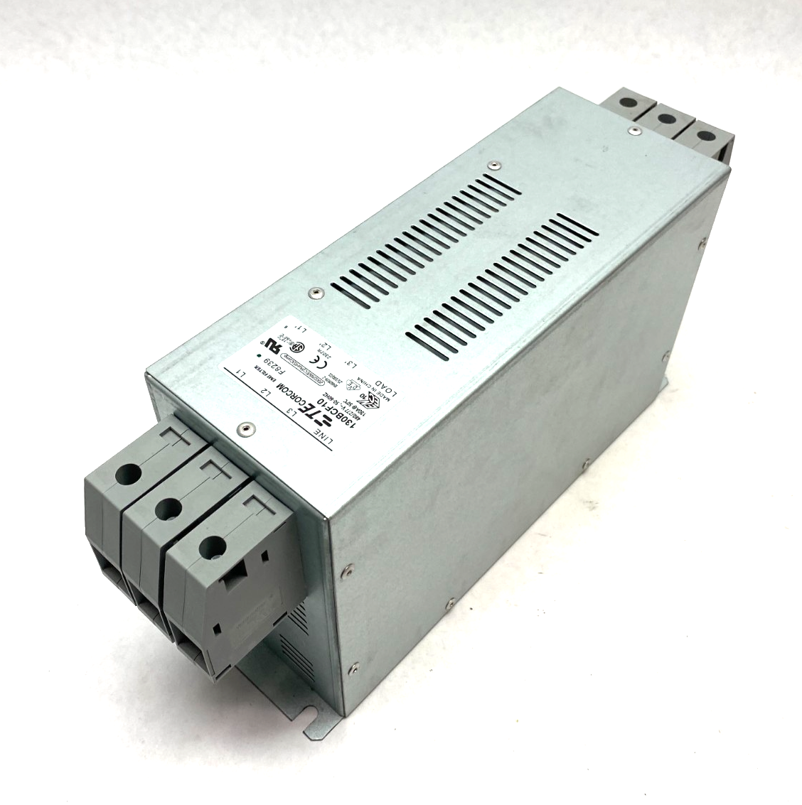 130BCF10=F2839 | Corcom TE Connectivity EMI Line Filter - New – Open box - Maverick Industrial Sales