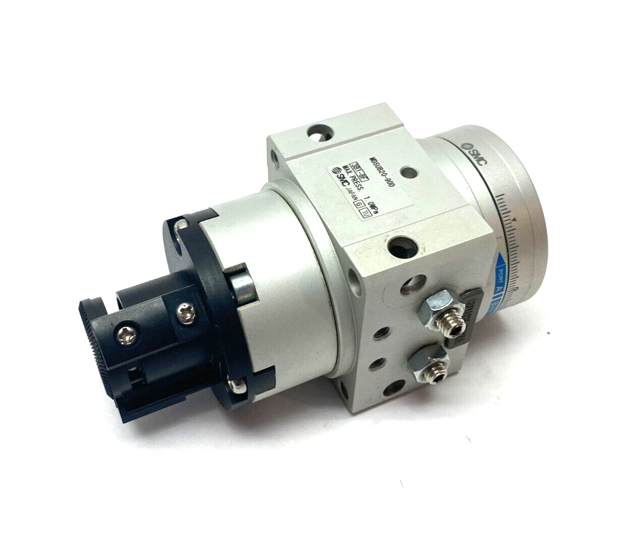 MDSUB20-90D | SMC Double Vane Rotary Table Cylinder 90-Degree Size 20 - Used - Maverick Industrial Sales