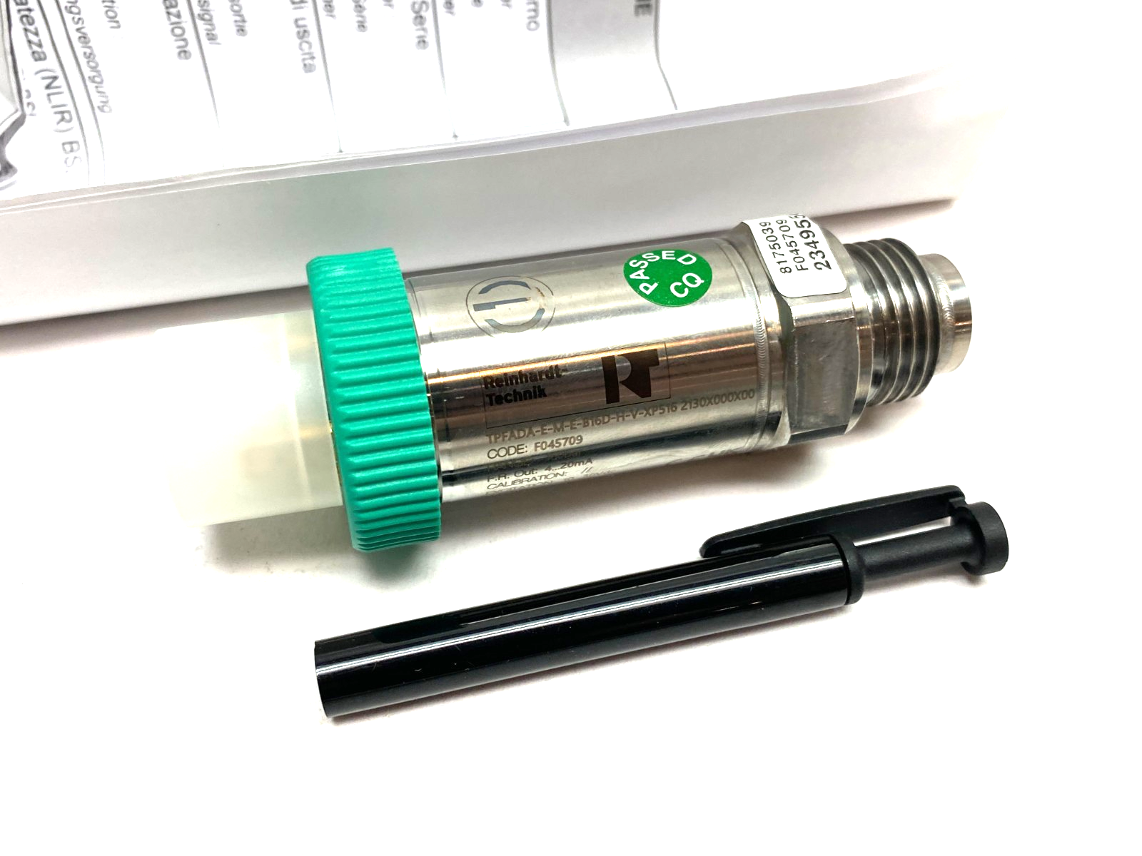 Reinhardt-Technik TPFADA-E-M-E-B16D-H-V-XP51 Pressure Transmitter F045709 - Maverick Industrial Sales