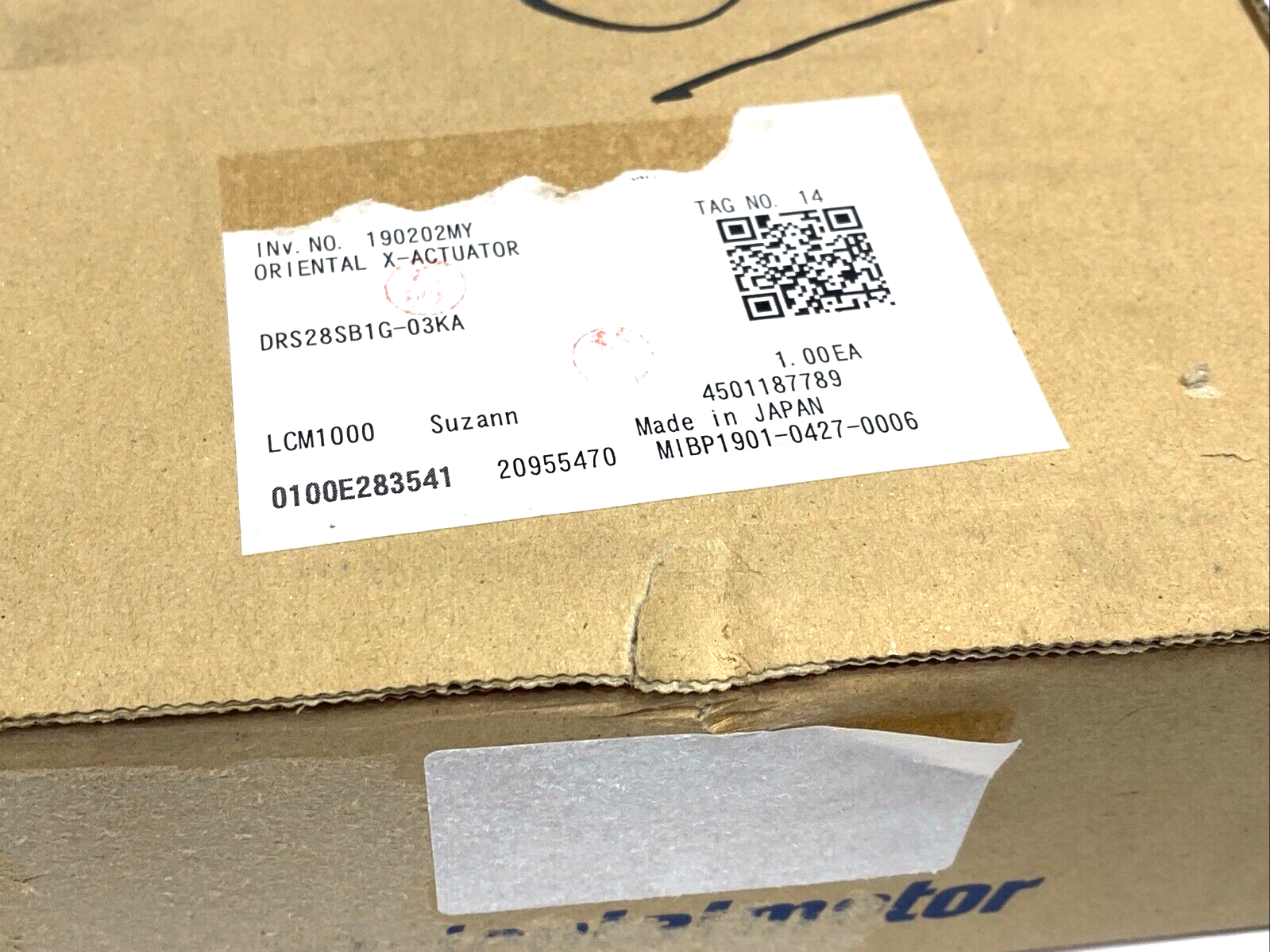 DRS28SB1G-03KA, DRSD07A-KA | Oriental Motor DRS28SB1G-03KA Linear X-Actuator 30mm Stroke & DRSD07A-KA Driver - New – Open box - Maverick Industrial Sales