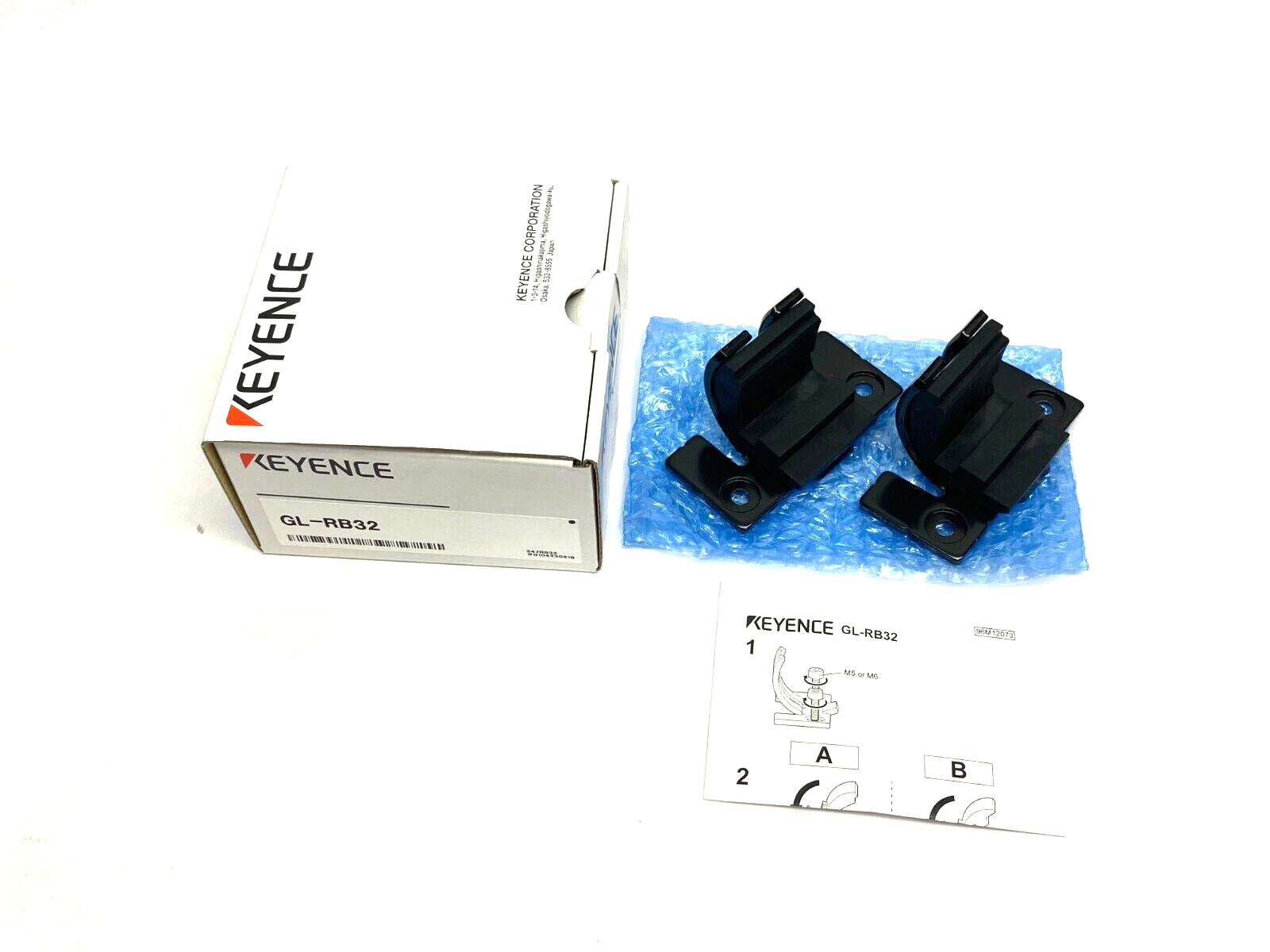 Keyence GL-RB32 Vibration Isolator Adjusting Bracket Set - Maverick Industrial Sales